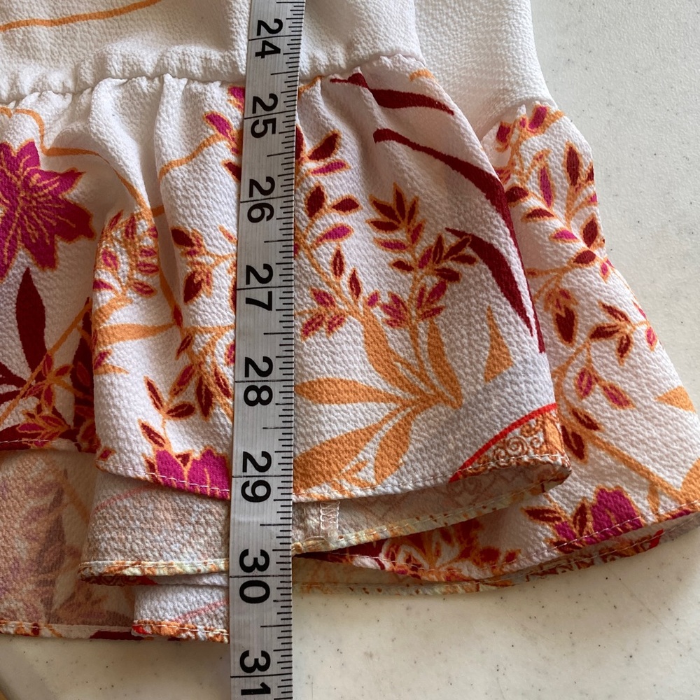 Umgee White Tunic with Pink & Gold Medallion Print - Picture 10 of 10